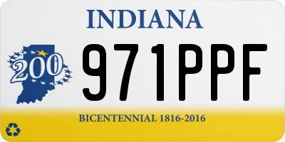 IN license plate 971PPF