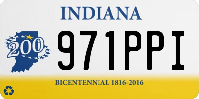 IN license plate 971PPI