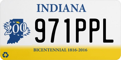IN license plate 971PPL