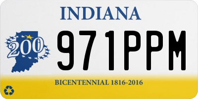IN license plate 971PPM