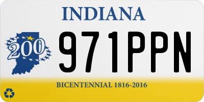 IN license plate 971PPN