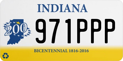 IN license plate 971PPP