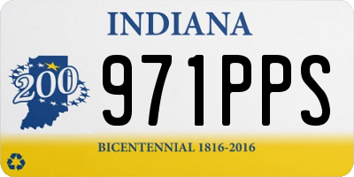 IN license plate 971PPS