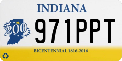 IN license plate 971PPT