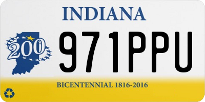 IN license plate 971PPU