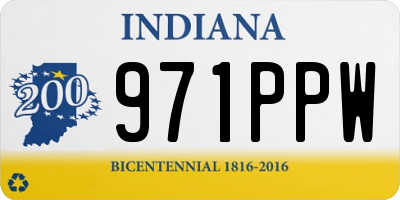IN license plate 971PPW