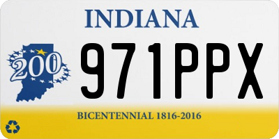 IN license plate 971PPX