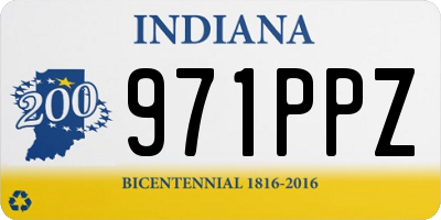 IN license plate 971PPZ