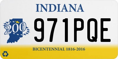 IN license plate 971PQE