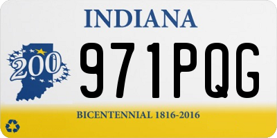 IN license plate 971PQG