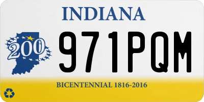 IN license plate 971PQM