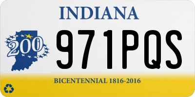 IN license plate 971PQS