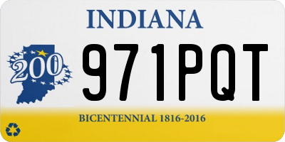 IN license plate 971PQT