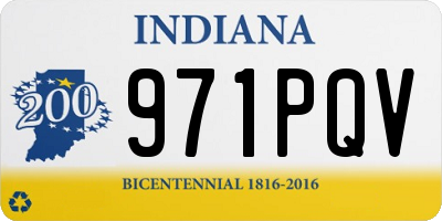 IN license plate 971PQV