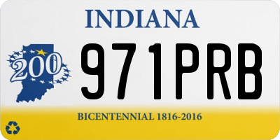 IN license plate 971PRB
