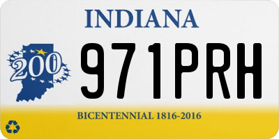 IN license plate 971PRH