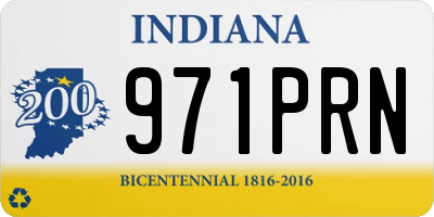 IN license plate 971PRN