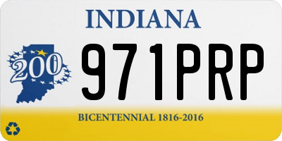 IN license plate 971PRP