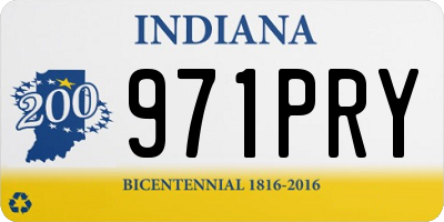 IN license plate 971PRY