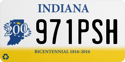 IN license plate 971PSH