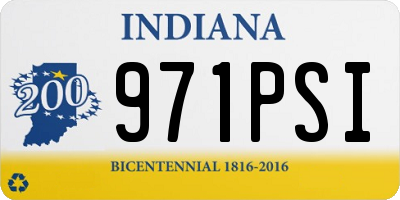 IN license plate 971PSI