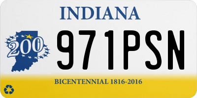 IN license plate 971PSN