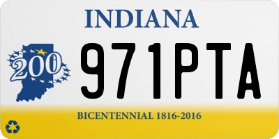 IN license plate 971PTA