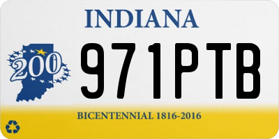 IN license plate 971PTB
