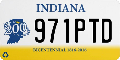 IN license plate 971PTD