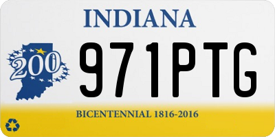 IN license plate 971PTG
