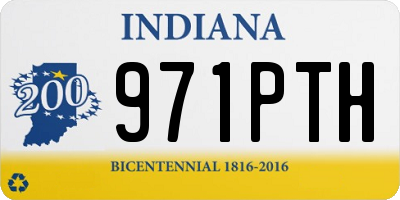 IN license plate 971PTH