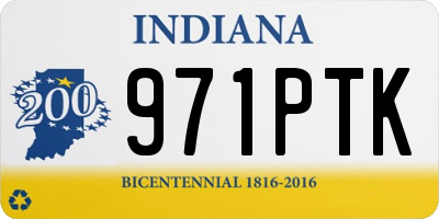 IN license plate 971PTK