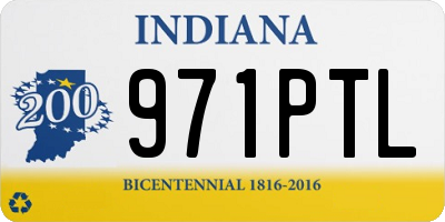 IN license plate 971PTL