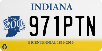 IN license plate 971PTN