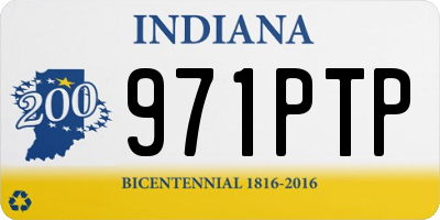 IN license plate 971PTP
