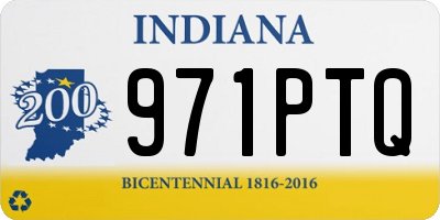 IN license plate 971PTQ
