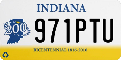 IN license plate 971PTU