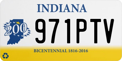 IN license plate 971PTV