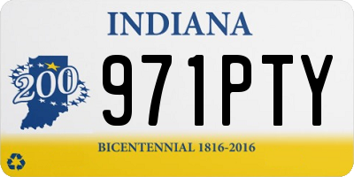 IN license plate 971PTY