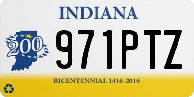 IN license plate 971PTZ