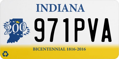 IN license plate 971PVA