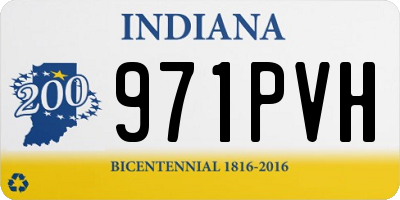 IN license plate 971PVH