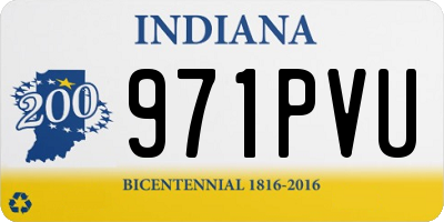 IN license plate 971PVU
