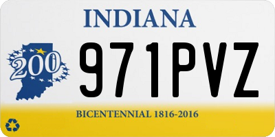 IN license plate 971PVZ