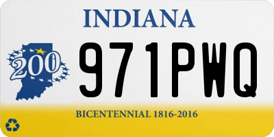 IN license plate 971PWQ