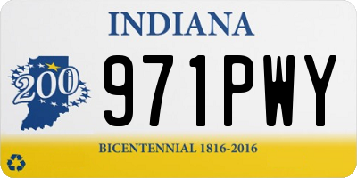 IN license plate 971PWY