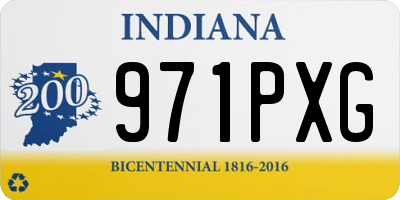 IN license plate 971PXG