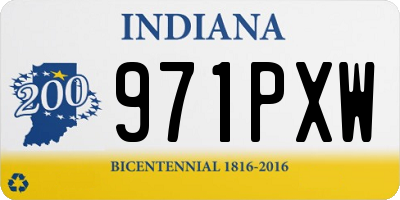 IN license plate 971PXW