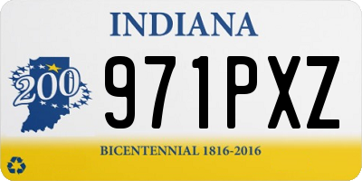 IN license plate 971PXZ