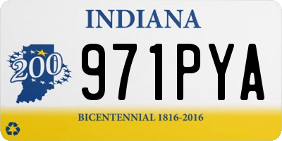 IN license plate 971PYA
